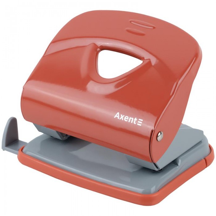 Діркопробивач Exakt 2 Earth colors (30 аркушів) кораловий 3930-28-a