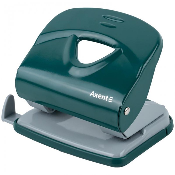 Діркопробивач Exakt 2 Earth colors (30 аркушів) зелений 3930-30-a