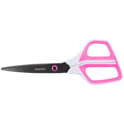 Ножницы Titanium Lite, 21 см, бело-розовые
