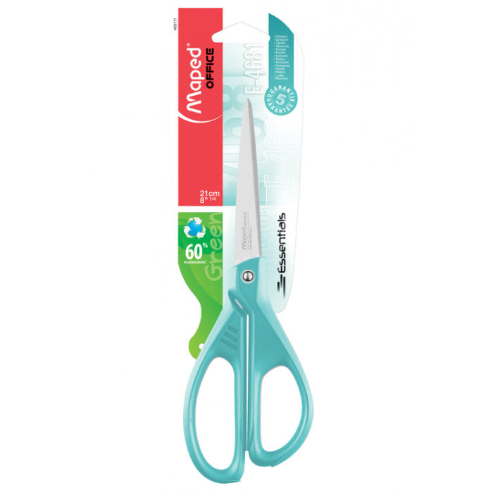 Ножиці офісні Essentials Green, блакитний (210мм) MP.468111