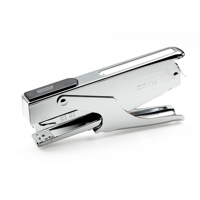 Степлер-плаєр В38 (№24/6, 24/8, 26/6, 26/8) 40 аркушів, хромований