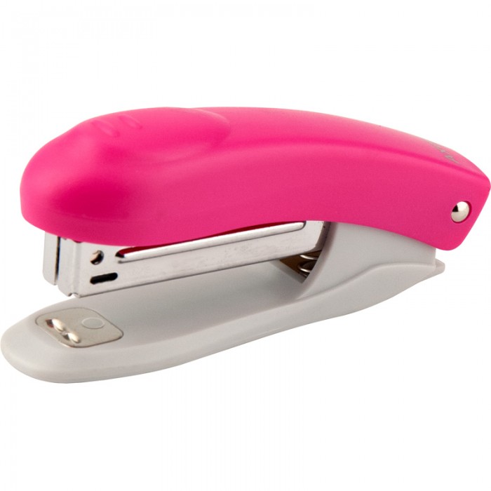 Степлер Welle 2 пластиковый НЕОН (10/5) рожевий 4813-10-A