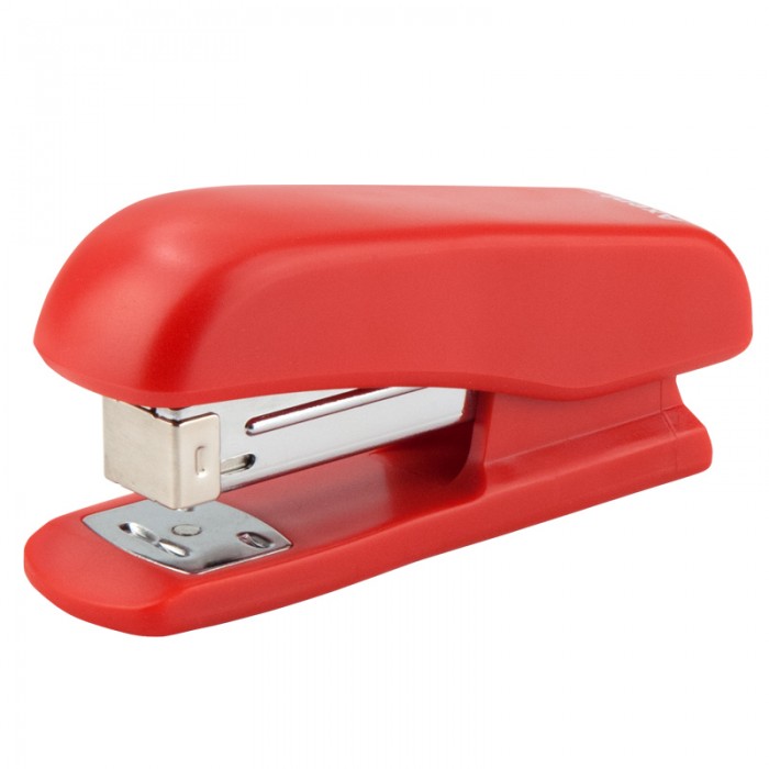 Степлер Standart пластиковий (24/6, 26/6) червоний 4223-06-a