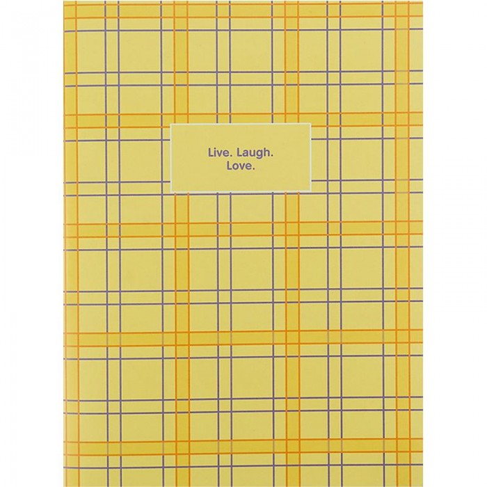 Тетрадь канцелярская А4, 48л. офсет, клетка (желтый)