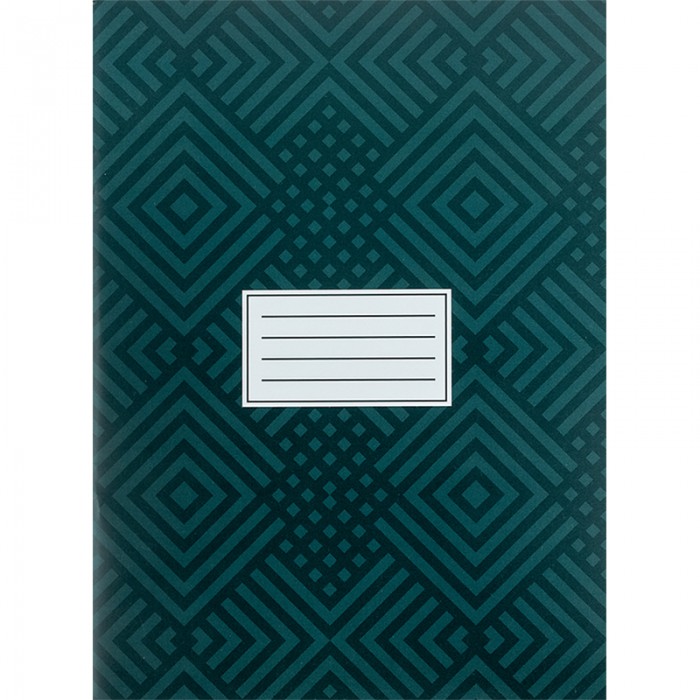 Тетрадь канцелярская А4, 48л. офсет, клетка (темно-зеленый)