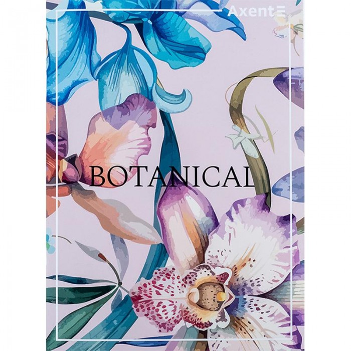 Зошит канцелярський А4, 96арк. офсет, клітинка Botanical