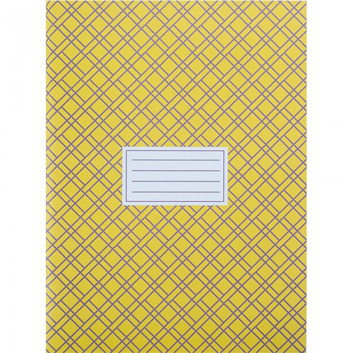 Тетрадь канцелярская А4, 96л. офсет, клетка (желтый)