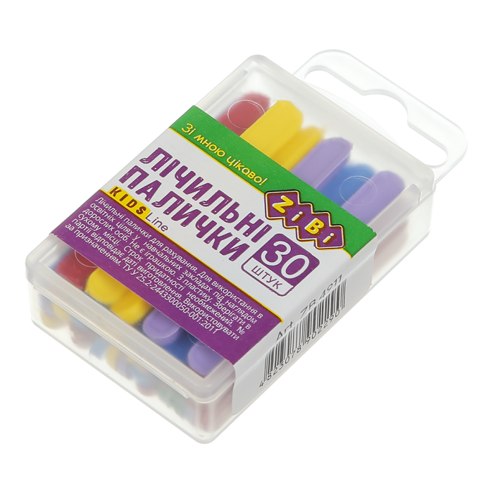 Счетные палочки цветные (30 шт) ZB.4911