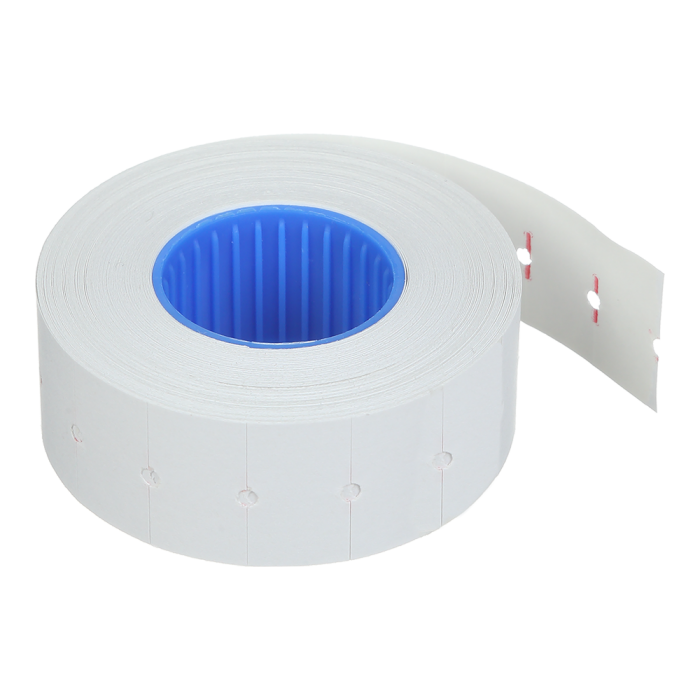 Цінник прямокутний, зовнішня намотка 21х12мм (білий) 1000шт/21м