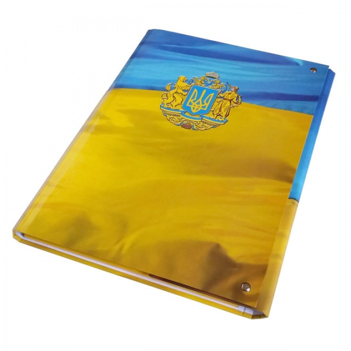 Папка-короб на липучці РР А4, 25мм Прапор/Герб