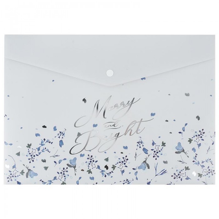 Папка-конверт на кнопці А4+ Flower Symphony-1