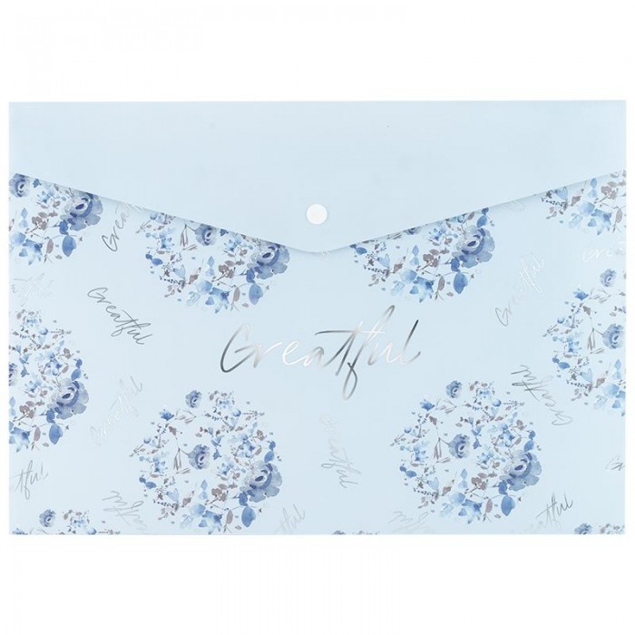 Папка-конверт на кнопці А4+ Flower Symphony-2