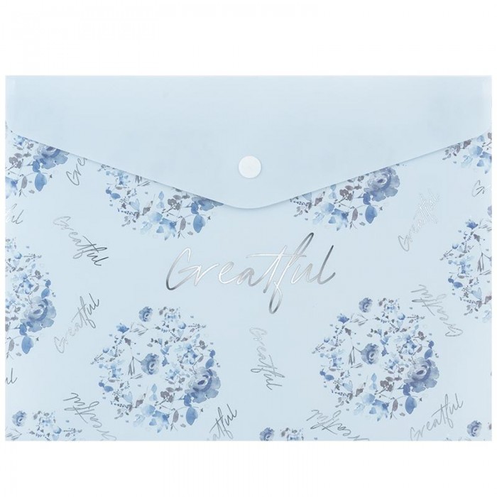 Папка-конверт на кнопке А5+ Flower Symphony-2