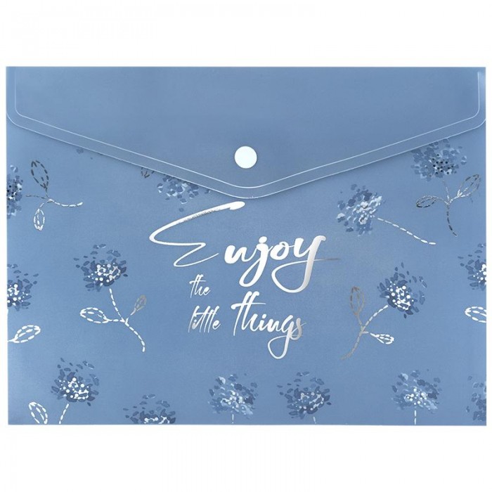 Папка-конверт на кнопке А5+ Flower Symphony-3