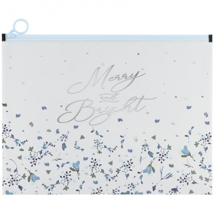 Папка-конверт на блискавці zip-lock А4+ Flower Symphony-1