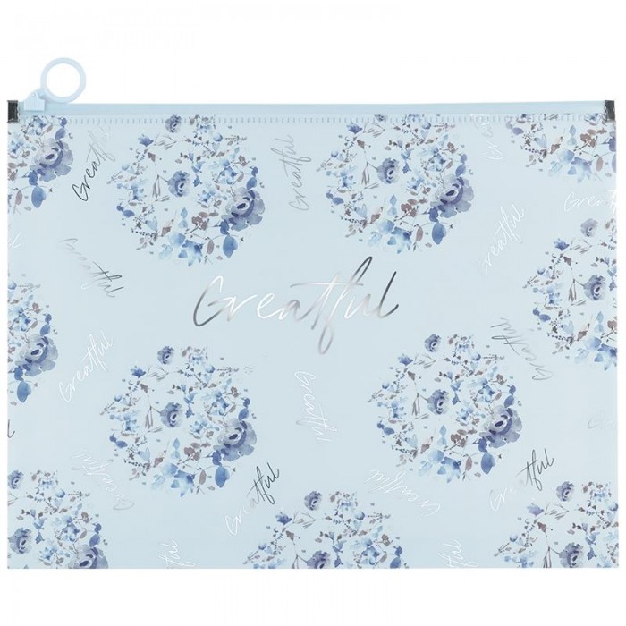 Папка-конверт на блискавці zip-lock А4+ Flower Symphony-2