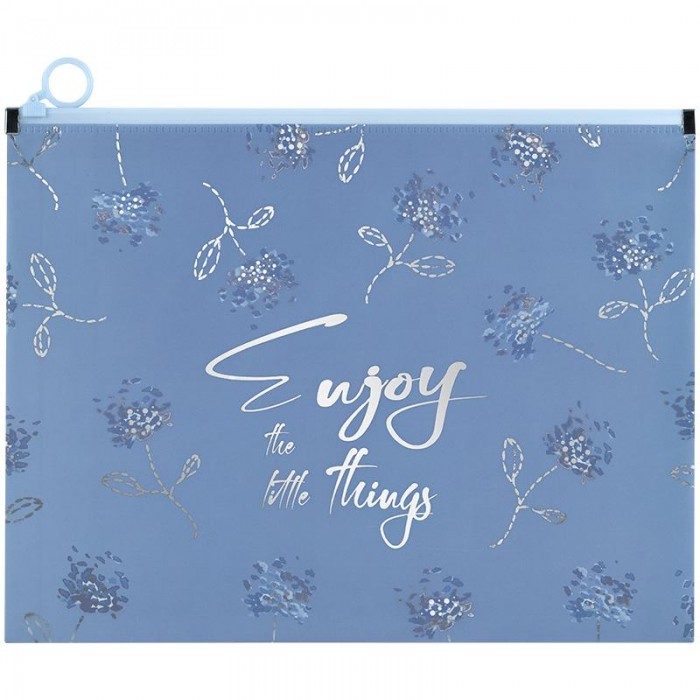 Папка-конверт на блискавці zip-lock А4+ Flower Symphony-3