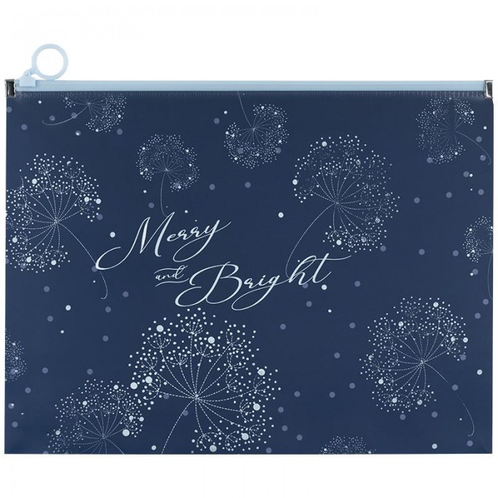 Папка-конверт на блискавці zip-lock А4+ Flower Symphony-4