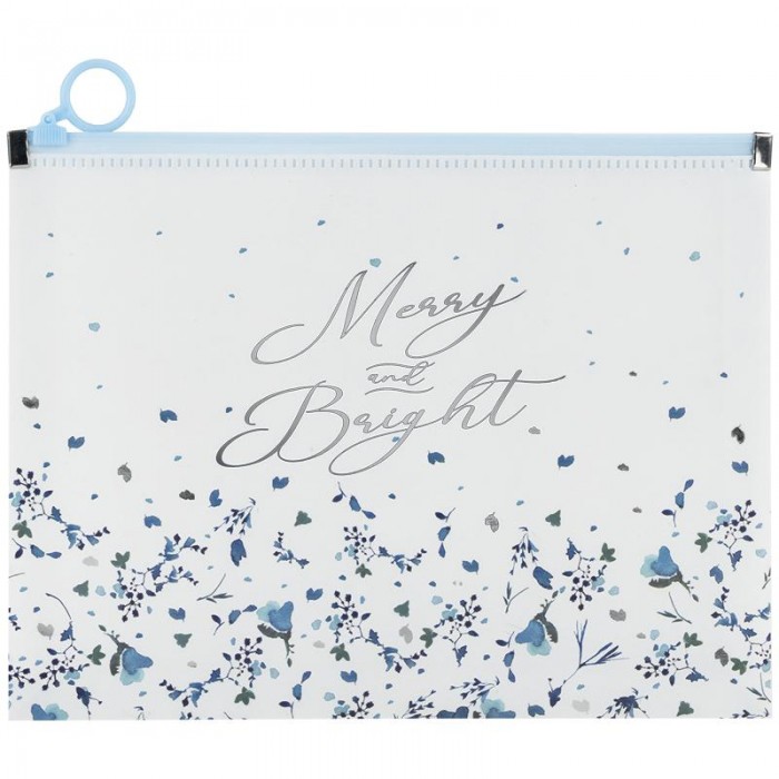 Папка-конверт на блискавці zip-lock А5+ Flower Symphony-1