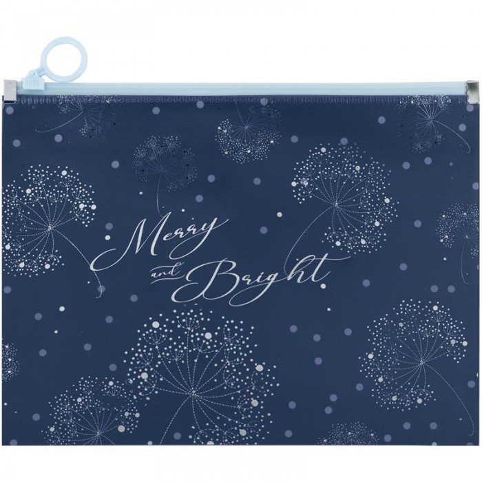 Папка-конверт на блискавці zip-lock А5+ Flower Symphony-4