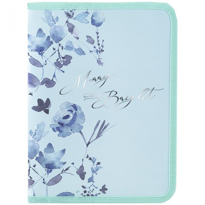 Папка об'ємна на блискавці А5+ Flower Symphony-1