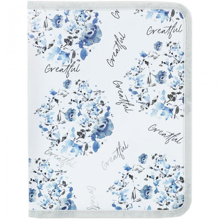 Папка об'ємна на блискавці А5+ Flower Symphony-2