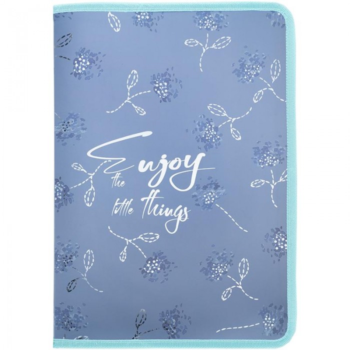 Папка об'ємна на блискавці А5+ Flower Symphony-3