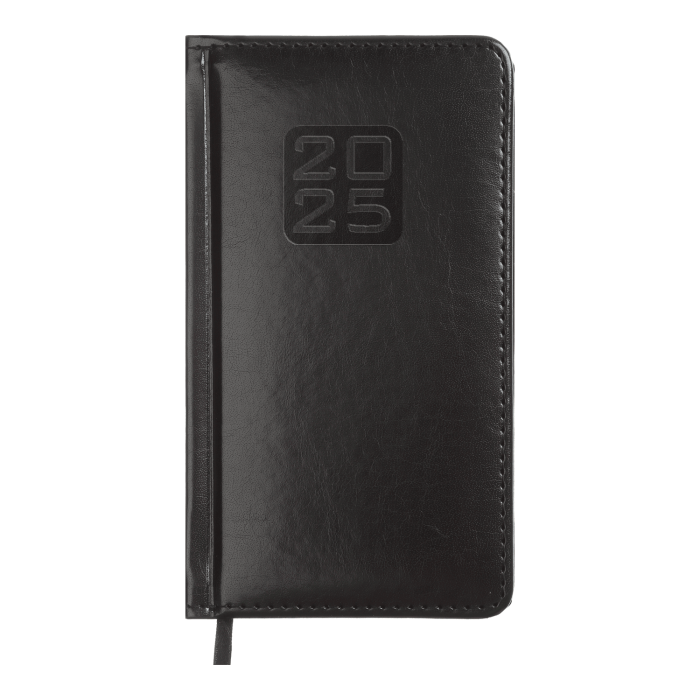 Щотижневик датований кишеньковий 2026 Bravo 85х153 (чорний)