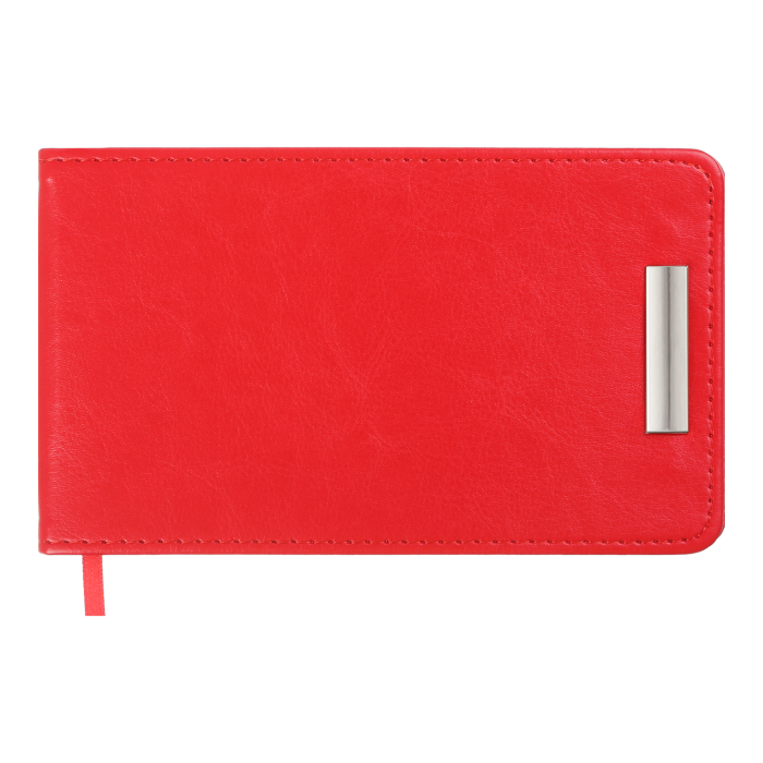 Щотижневик датований кишеньковий 2026 Salerno 153х87 (червоний)