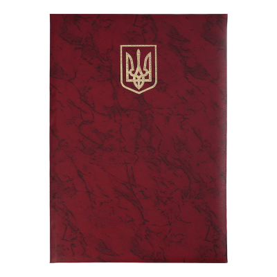 Папка Герб А4+ балакрон (бордо) Папка Герб А4+ балакрон (бордо)