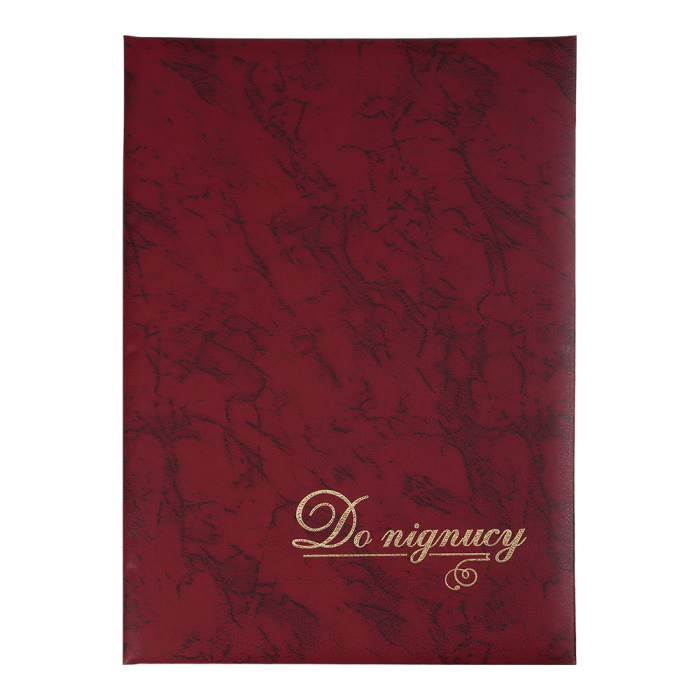 Папка На подпись А4+ (бордо)