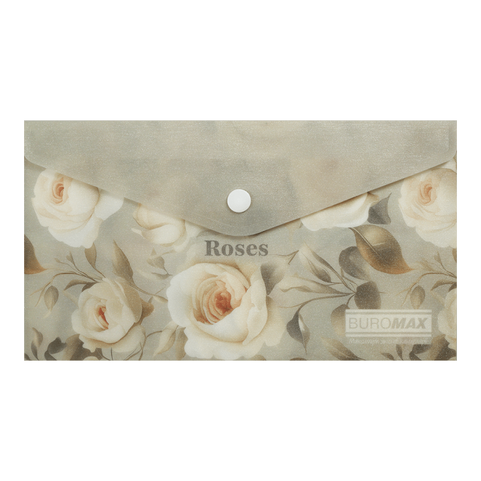 Папка-конверт на кнопці DL Arabeski (світло-сірий) BM.3853-20