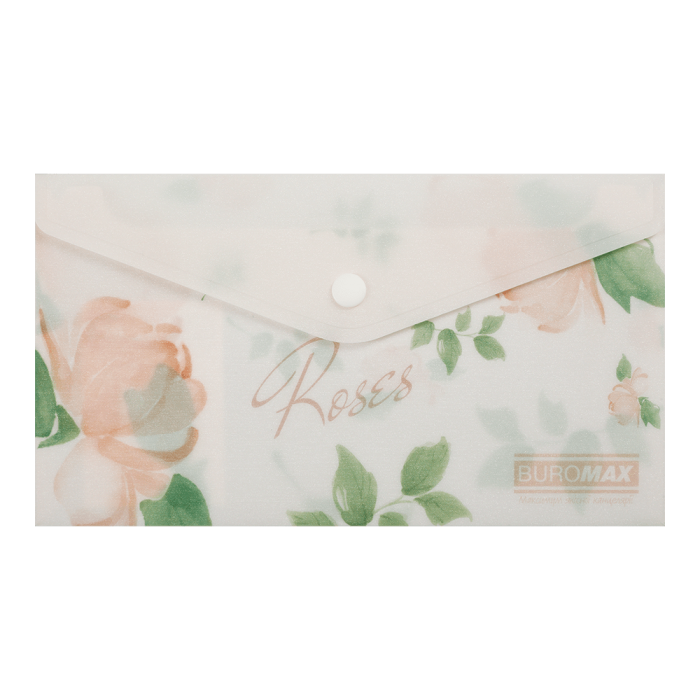 Папка-конверт на кнопці DL Arabeski (кораловий) BM.3853-27