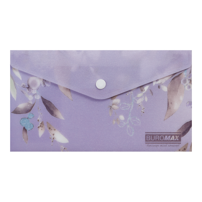 Папка-конверт на кнопці DL Arabeski (сливовий) BM.3853-48