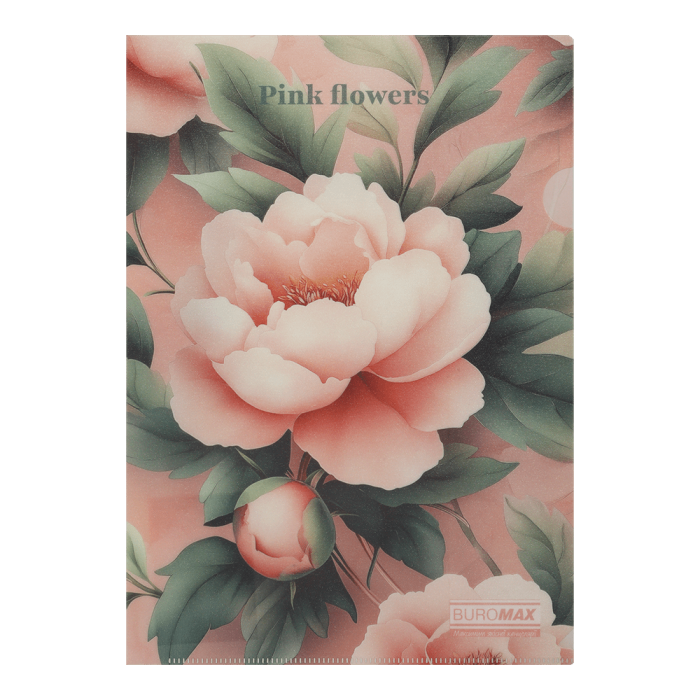 Папка-уголок, матовая Arabeski А4 (розовый)