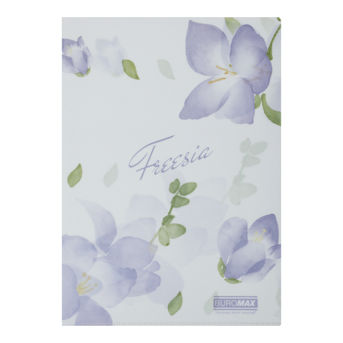 Папка-уголок, матовая Arabeski А4 (сиреневый)