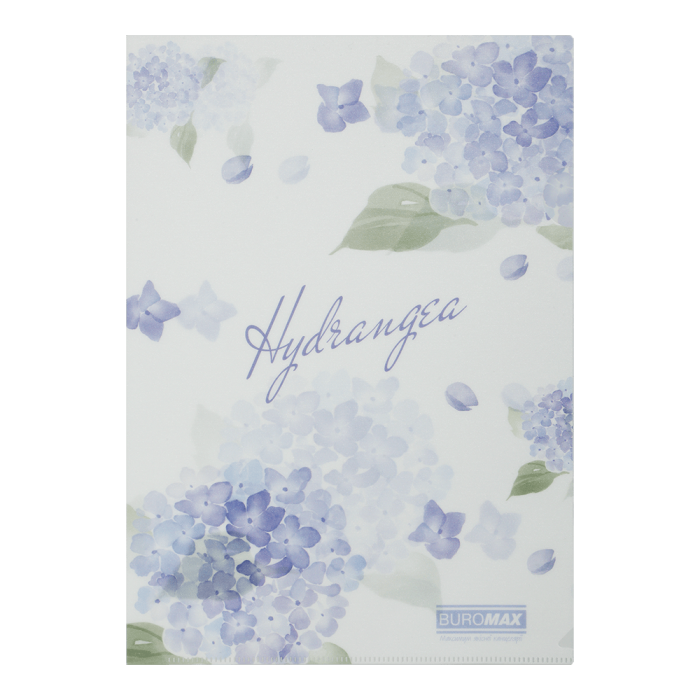 Папка-уголок, матовая Arabeski А4 (светло-синий)