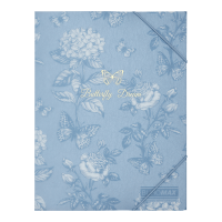 Папка на резинках Arabeski А5 (сине-серый)