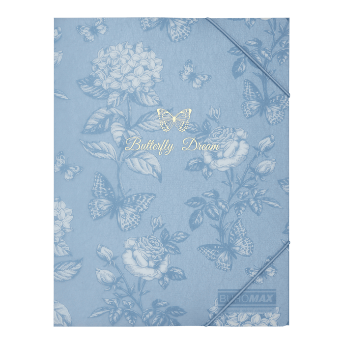 Папка на резинках Arabeski А5 (сине-серый)