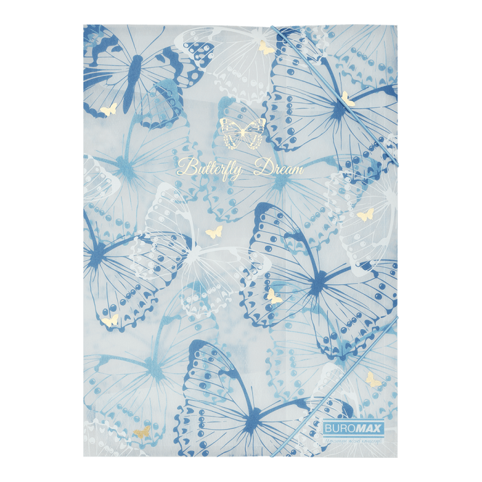 Папка на резинках Arabeski А4 (синий)