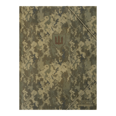 Папка на резинках Military А4 (зеленый) 