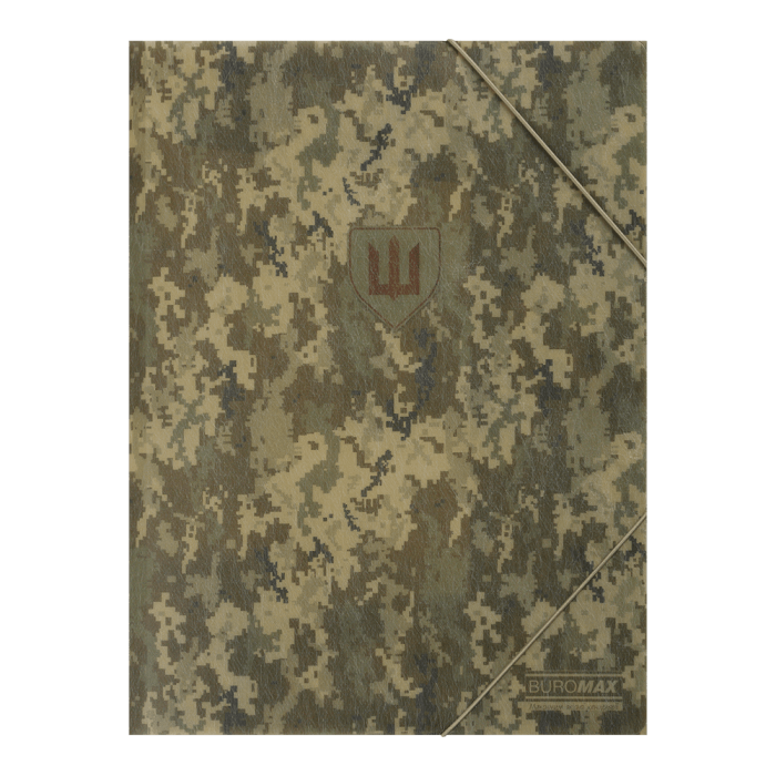 Папка на гумках Military А4 (зелений) 