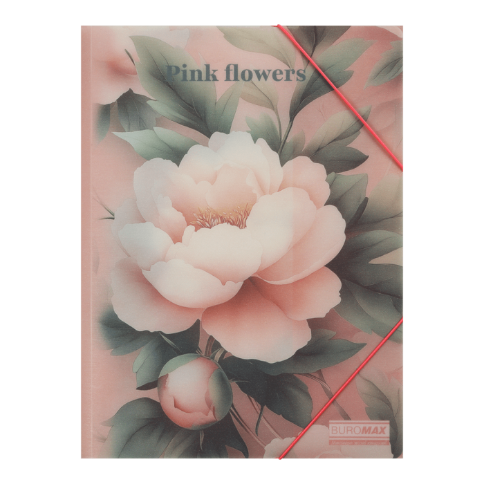 Папка на гумках Arabeski А4 (рожевий) 