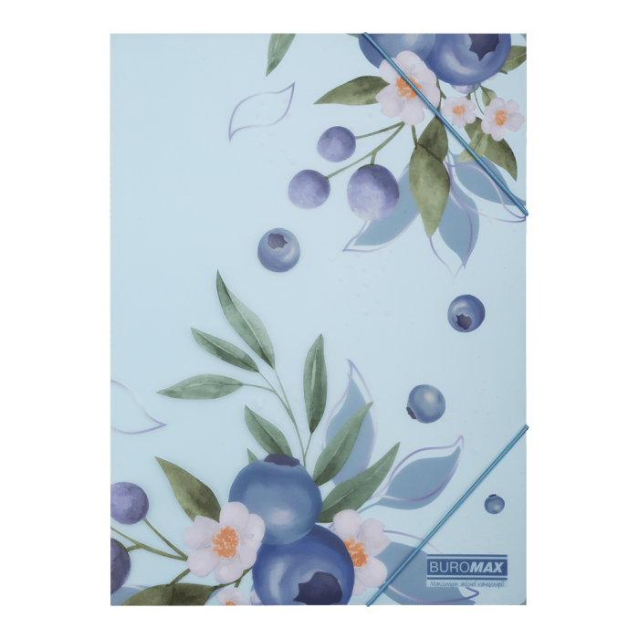 Папка на резинках Arabeski А4 (морская волна)