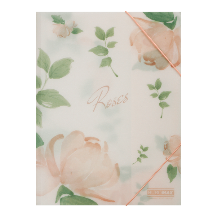 Папка на гумках Arabeski А4 (кораловий) 