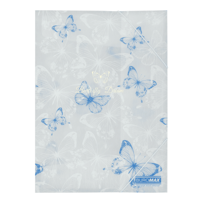 Папка на резинках Arabeski А4 (белый перламутровый)