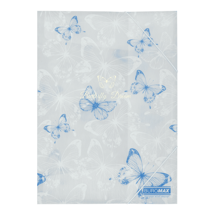 Папка на резинках Arabeski А4 (белый перламутровый)