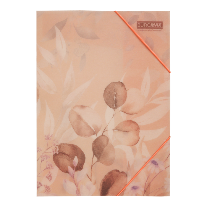 Папка на гумках Arabeski А4 (персиковий) 