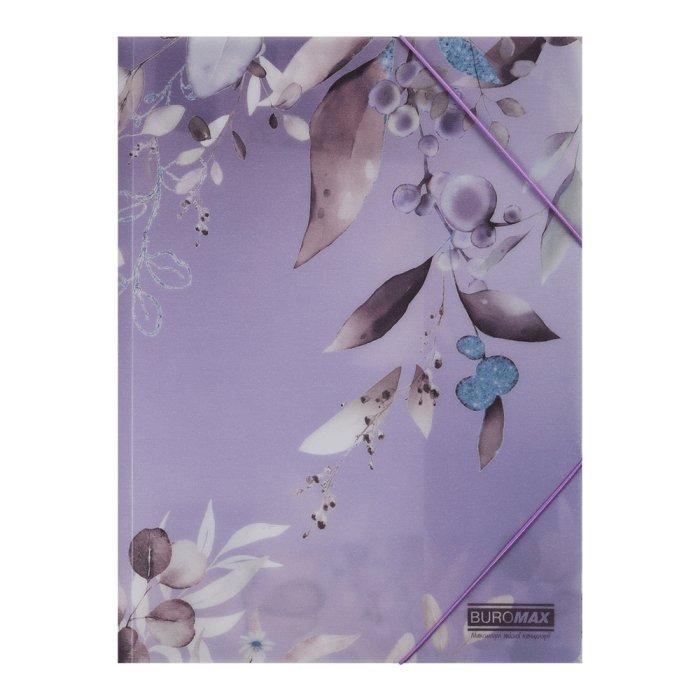 Папка на гумках Arabeski А4 (сливовий) BM.3908-48