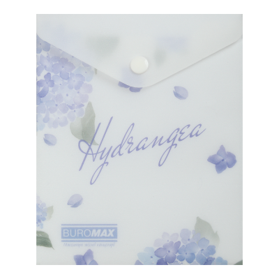 Папка-конверт на кнопке А6 Arabeski (светло-синий)